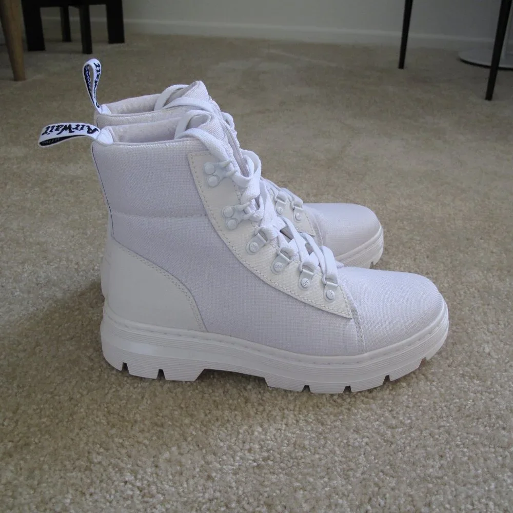 DR. MARTENS Combs White Boots NWT - Picture 6 of 11